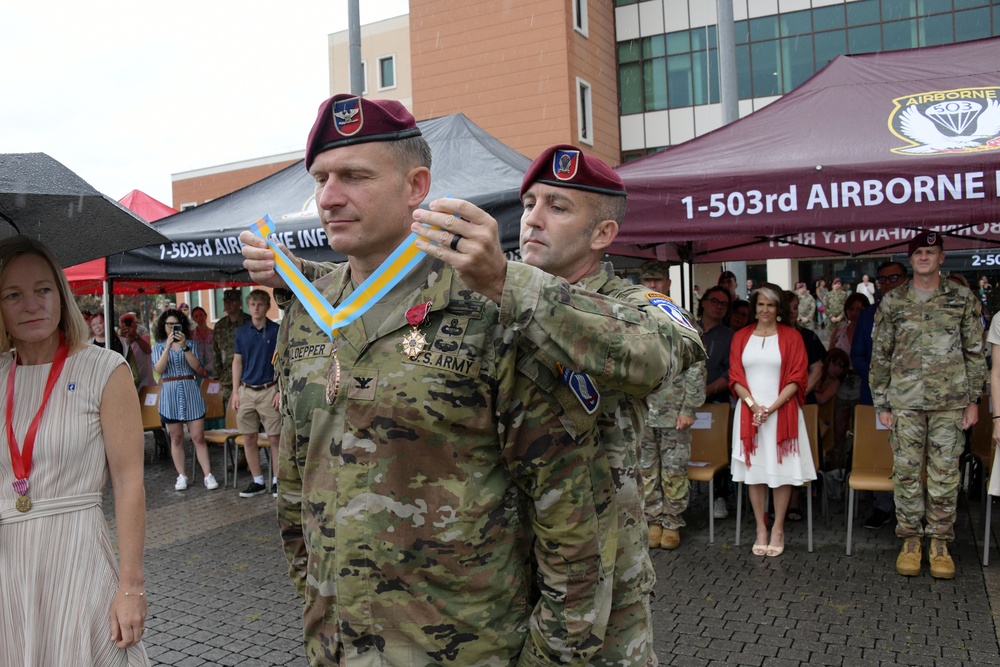 173rd Airborne Brigade Award Ceremony