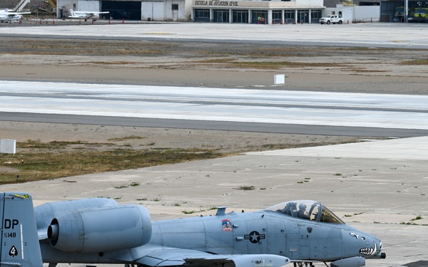 U.S. Air Force First: A-10s refuel at Chiclayo, Peru