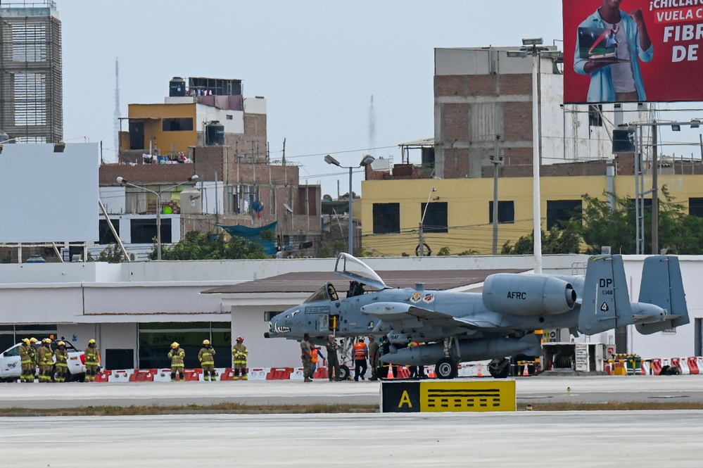 U.S. Air Force First: A-10s refuel at Chiclayo, Peru