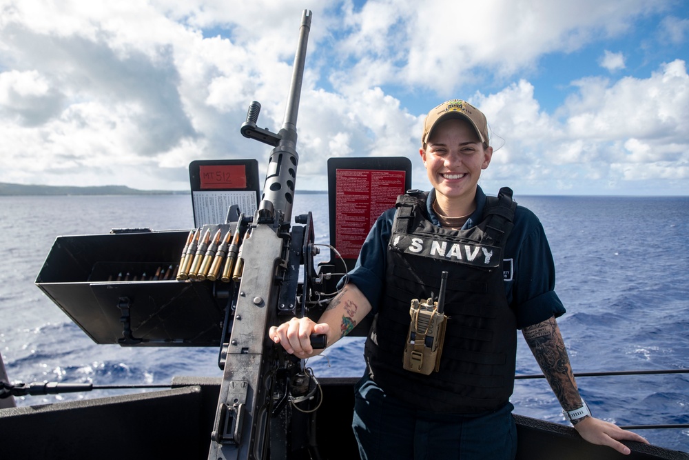 Jacksonville, Illinois Native Serves Aboard USS John Finn (DDG 113) While Conducting Operations in the Philippine Sea