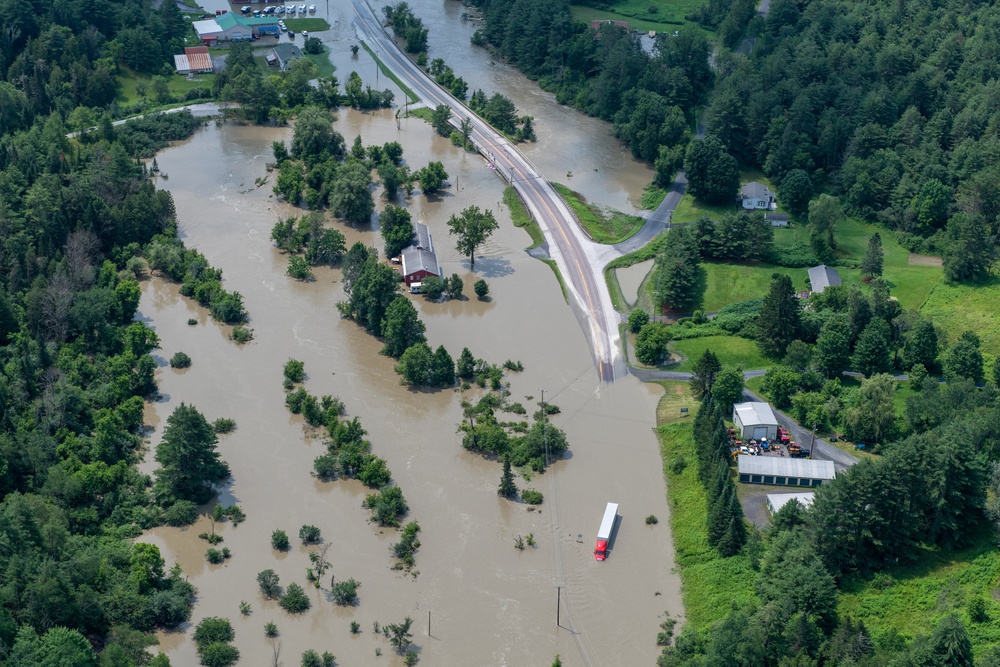 Vermont Guard Responds to Flooding in Vermont