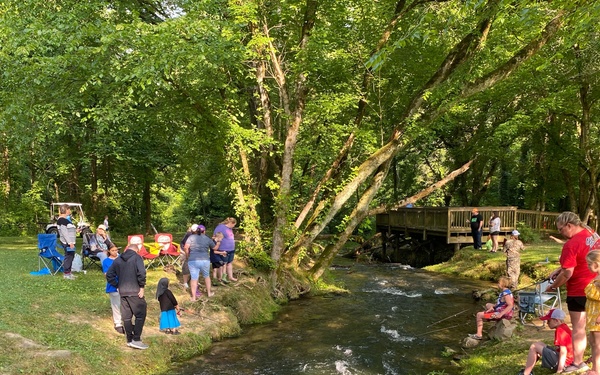 Hundreds of kids get hooked on stewardship at free fishing rodeo