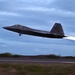 When Darkness Meets Power: Hawaii F-22s Chase the Sunset