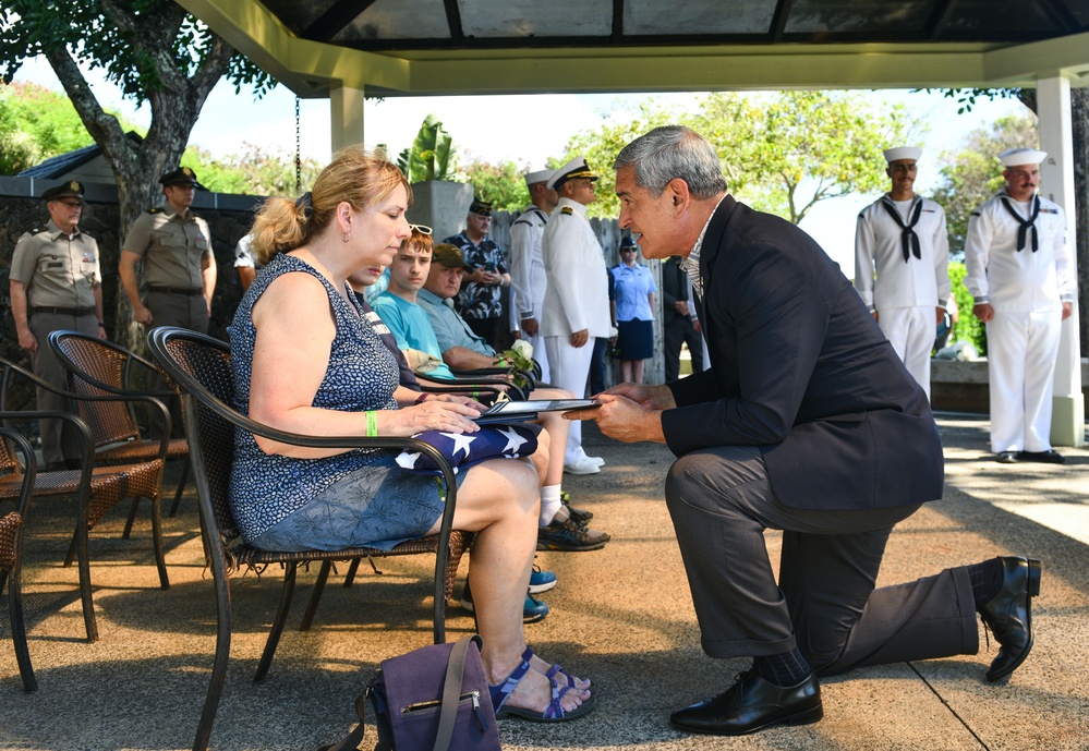 U.S. Navy Fireman First Class Raymond R. Camery Interment ceremony