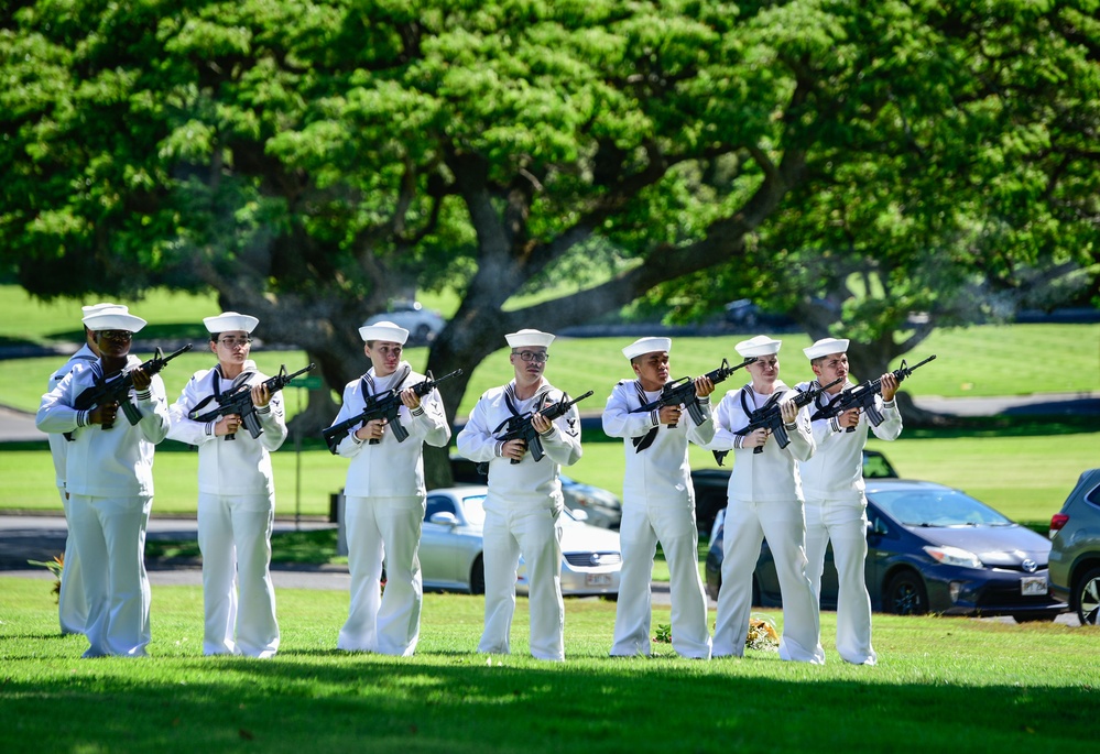 U.S. Navy Fireman First Class Raymond R. Camery Interment ceremony