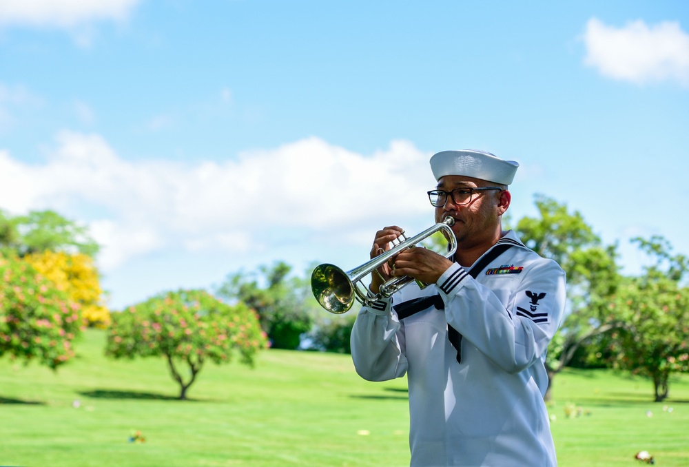 U.S. Navy Fireman First Class Raymond R. Camery Interment ceremony