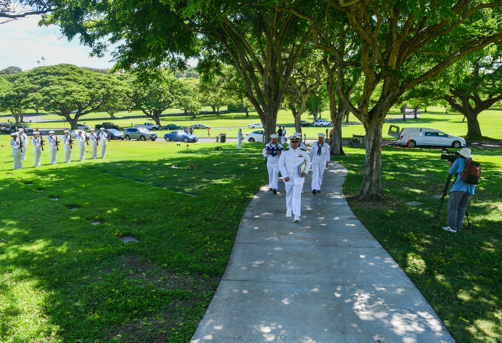 U.S. Navy Fireman First Class Raymond R. Camery Interment ceremony