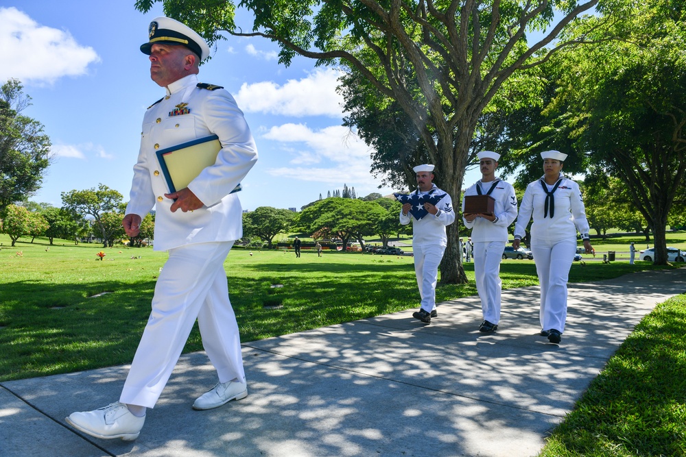 U.S. Navy Fireman First Class Raymond R. Camery Interment ceremony