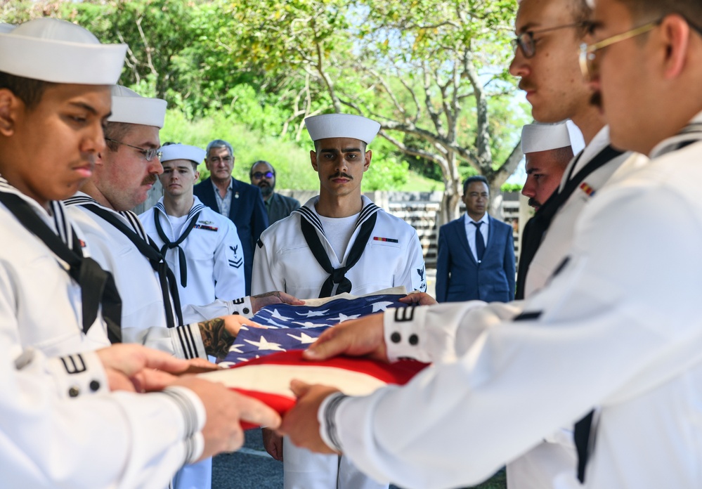 U.S. Navy Fireman First Class Raymond R. Camery Interment ceremony