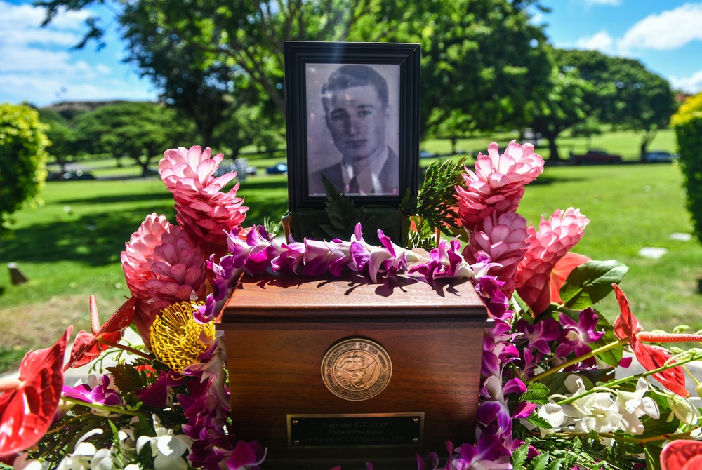 U.S. Navy Fireman First Class Raymond R. Camery Interment ceremony