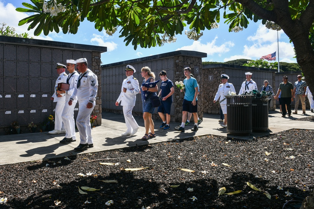 U.S. Navy Fireman First Class Raymond R. Camery Interment ceremony