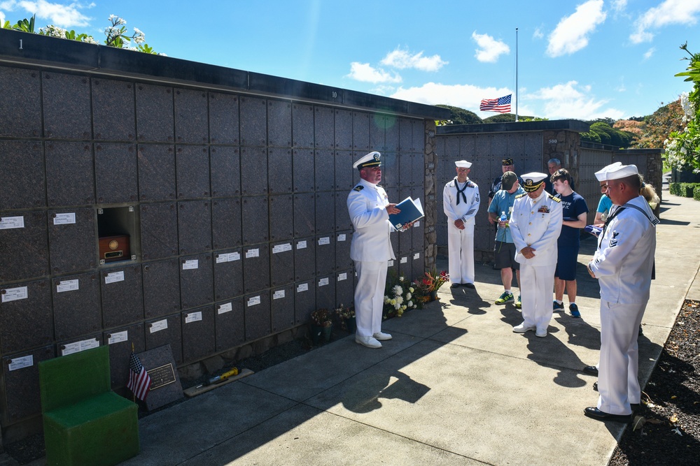 U.S. Navy Fireman First Class Raymond R. Camery Interment ceremony