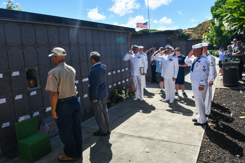 U.S. Navy Fireman First Class Raymond R. Camery Interment ceremony