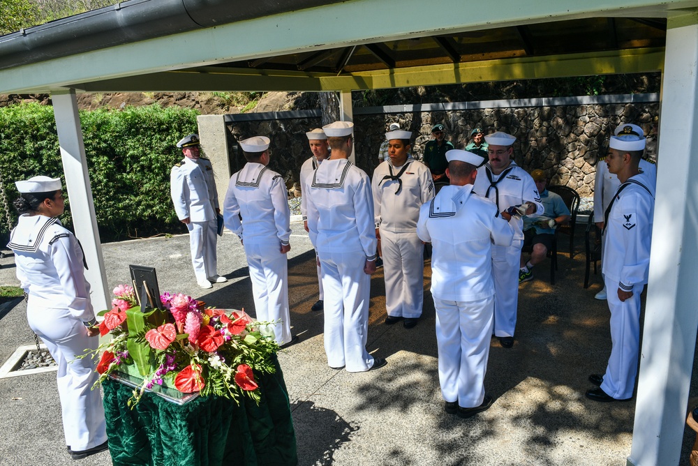 U.S. Navy Fireman First Class Raymond R. Camery Interment ceremony