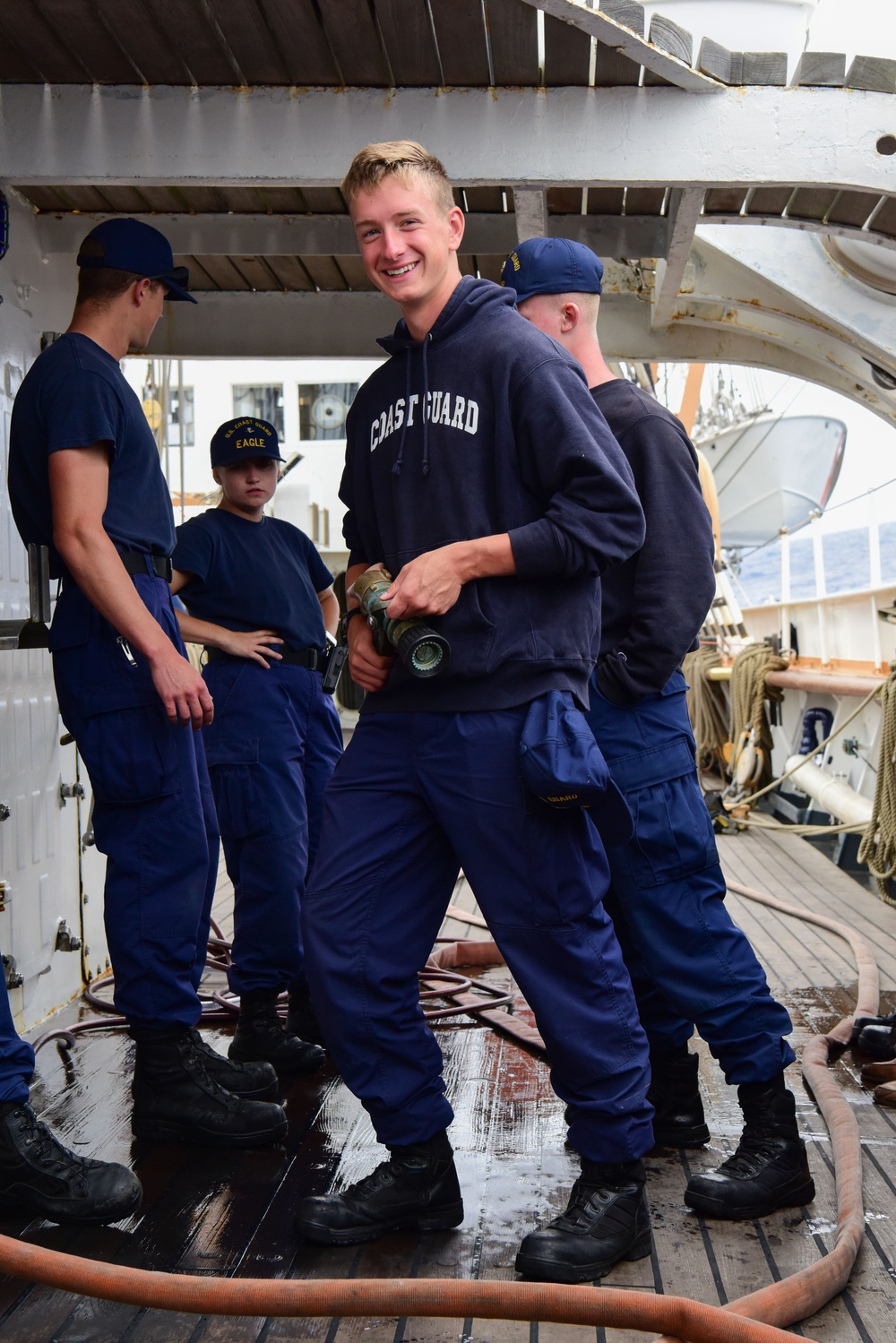 USCGA Cadets learn damage control