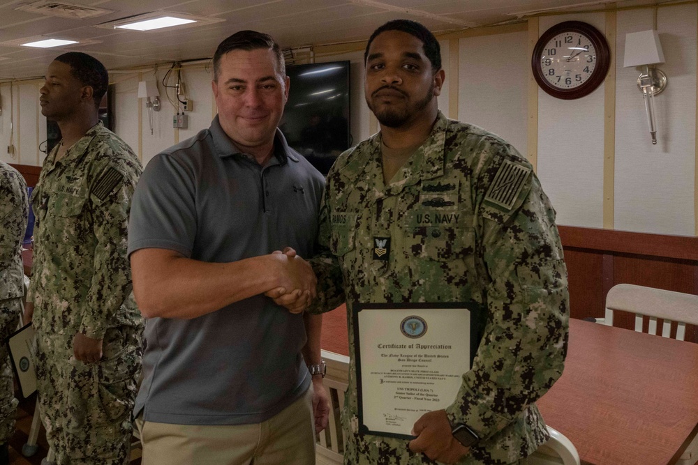 USS Tripoli Sailors of the Quarter