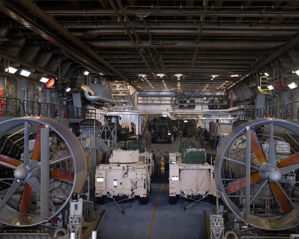 LCAC Operations Aboard USS New Orleans