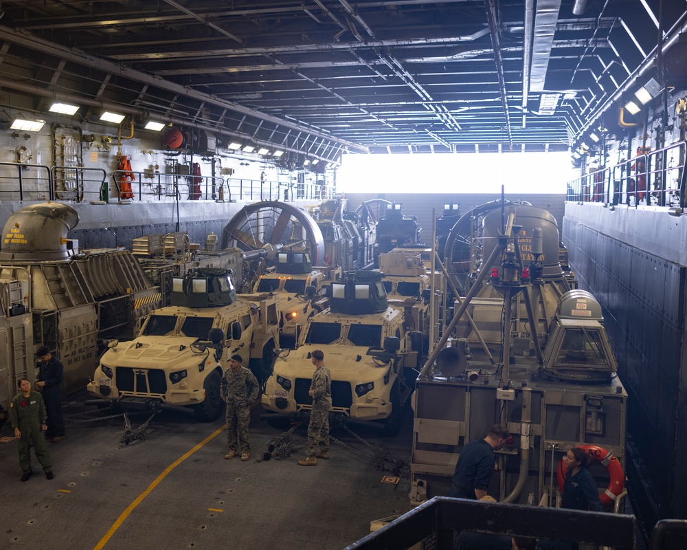 LCAC Operations Aboard USS New Orleans