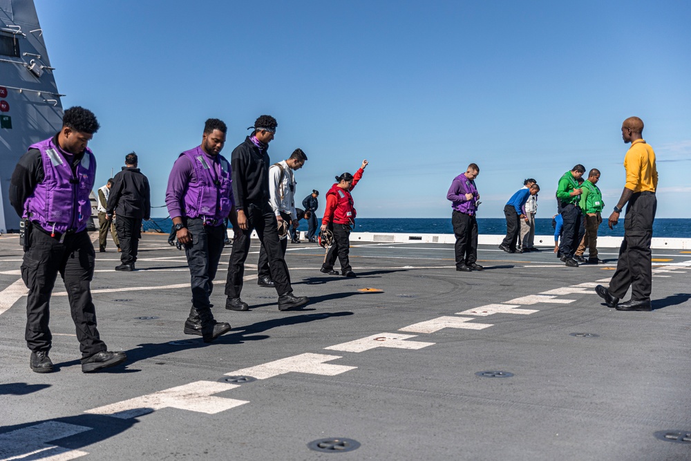 Flight Operations Aboard USS New Orleans