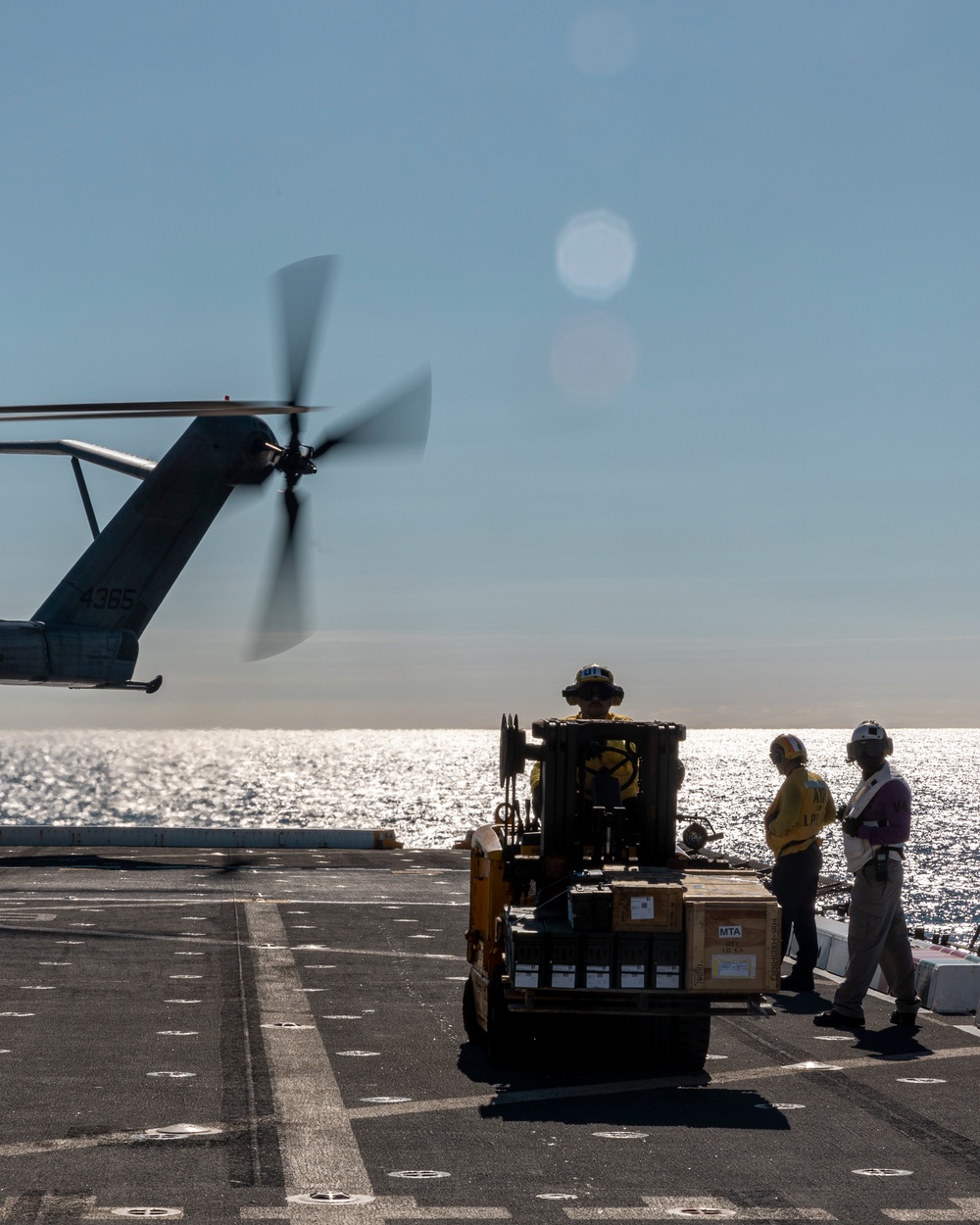 Flight Operations Aboard USS New Orleans