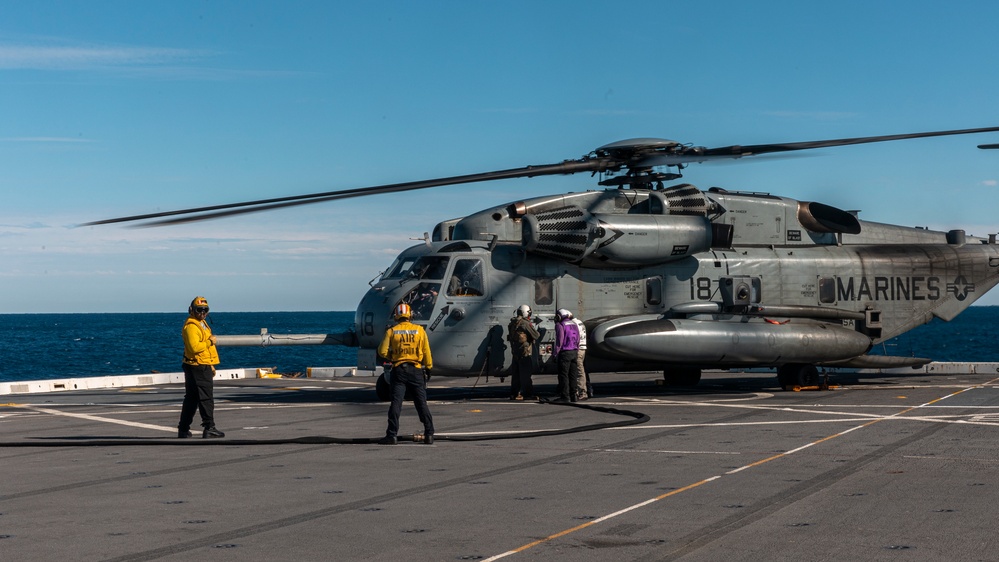 Flight Operations Aboard USS New Orleans