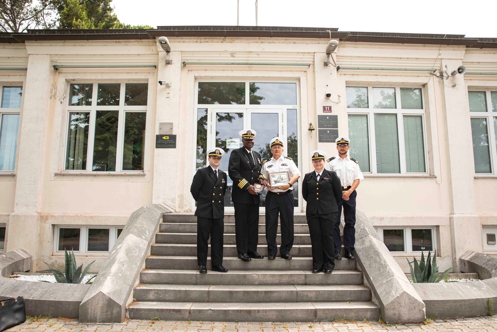 USS Normandy Conducts Office Calls in Koper, Slovenia