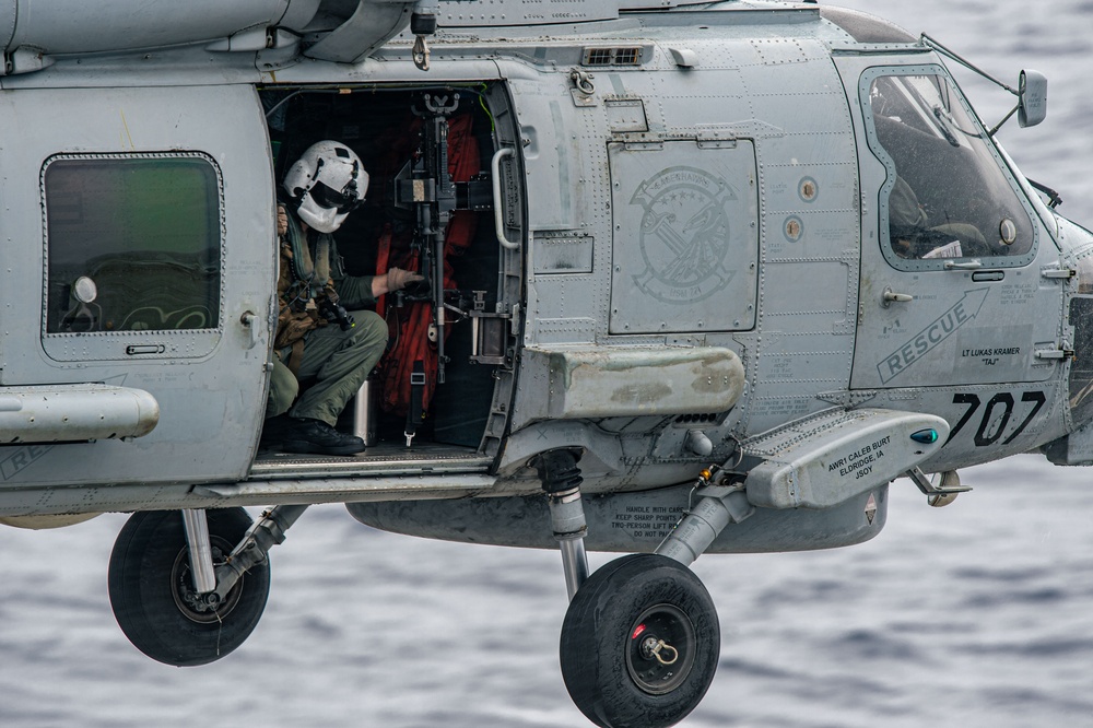 USS Ronald Reagan (CVN 76) conducts flight operations