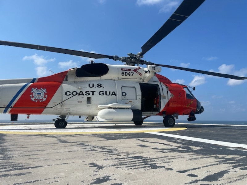 Coast Guard medevacs diver near Port Fourchon, La.