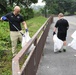 Fort Drum volunteers spruce up Veterans’ Memorial Riverwalk