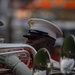 Marines with “The Commandant’s Own,” U.S. Marine Drum &amp; Bugle Corps, perform at the Beanpot Invitational in Lynn, Ma.