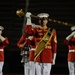 Marines with “The Commandant’s Own,” U.S. Marine Drum &amp; Bugle Corps, perform at the Beanpot Invitational in Lynn, Ma.