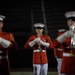 Marines with “The Commandant’s Own,” U.S. Marine Drum &amp; Bugle Corps, perform at the Beanpot Invitational in Lynn, Ma.