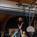 USS Oscar Austin Sailors Play Basketball Against Local High School Alumni