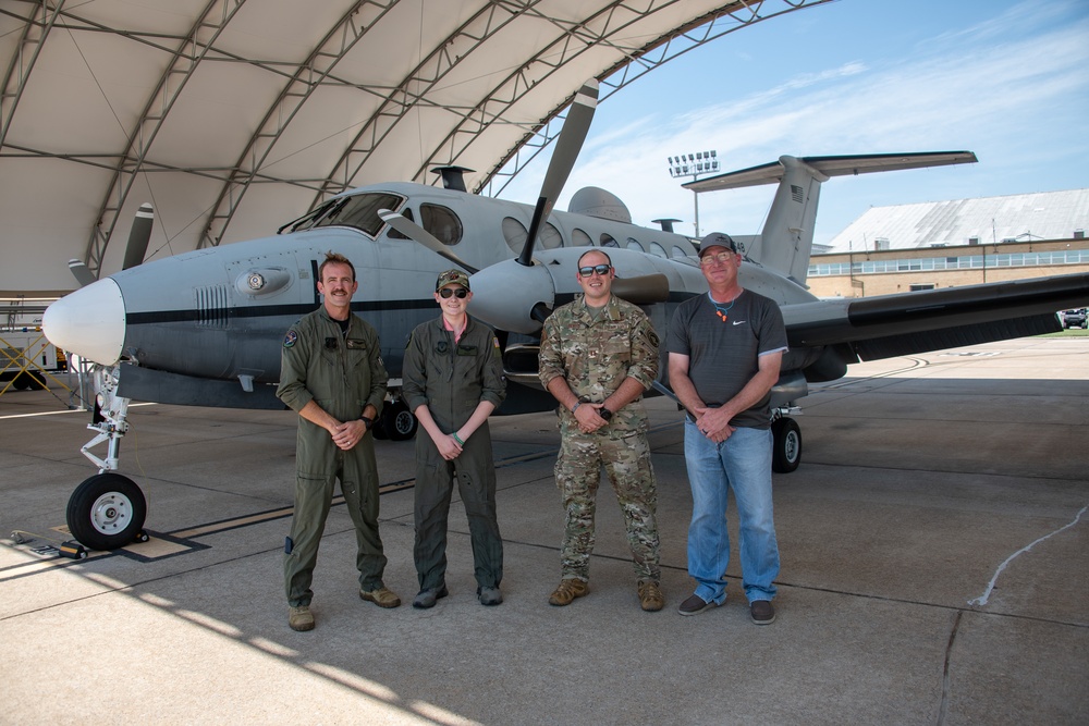 Young aviator joins the 185th SOS as pilot for a day