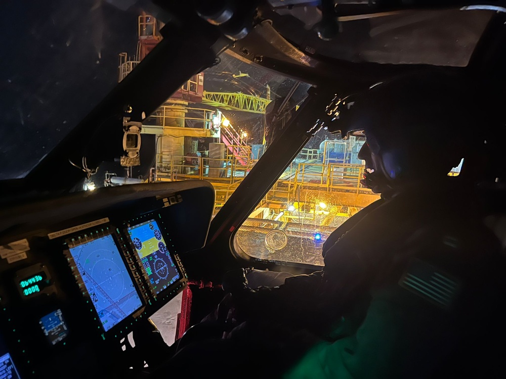 Coast Guard medevacs crewmember from offshore platform near Venice, La.