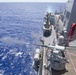 Arleigh Burke-class guided-missile destroyer USS Ralph Johnson (DDG 114) conducts a live fire exercise in the Philippine Sea, July 1.