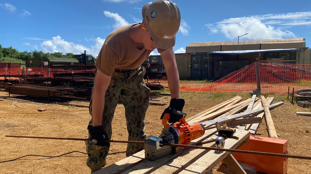 NMCB 3 DET Tinian roadwork