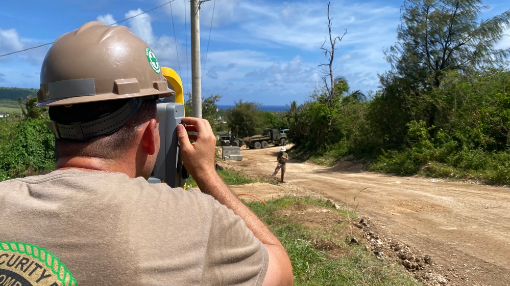 NMCB 3 DET Tinian roadwork