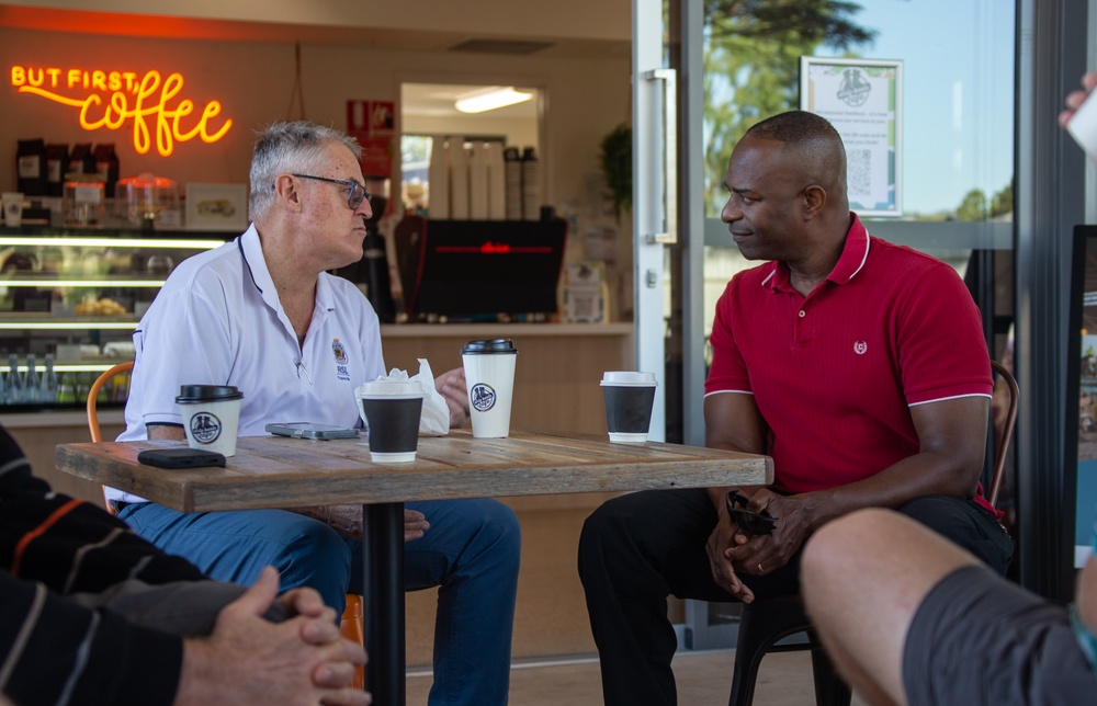 Breakfast with Veterans | Chaplains from the U.S. Navy and Royal Australian Army visit The Oasis Townsville