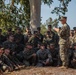 I MEF (Forward) Commander and Sergeant Major speak to Marines forward deployed