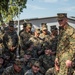 I MEF (Forward) Commander and Sergeant Major speak to Marines forward deployed