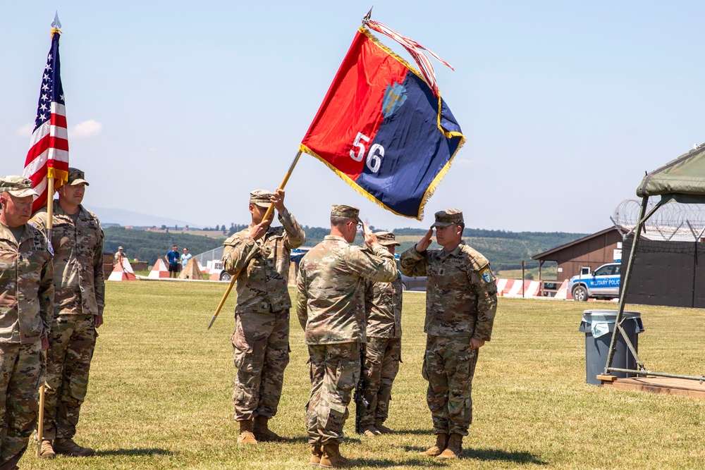 KFOR 32 Transfer of Authority Ceremony