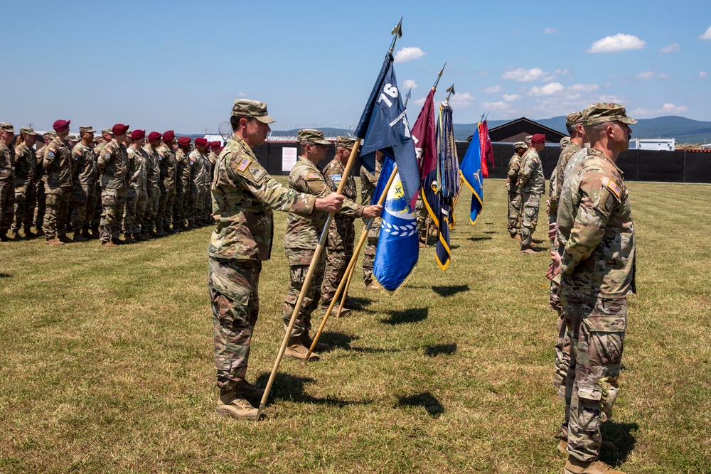 KFOR 32 Transfer of Authority Ceremony