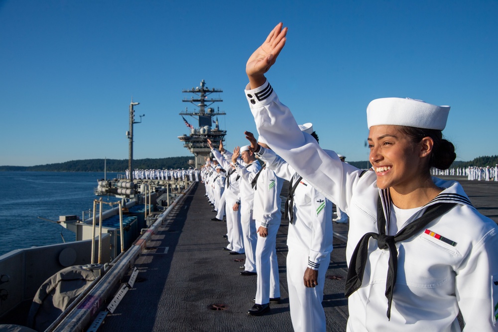 Nimitz Returns to Home Port