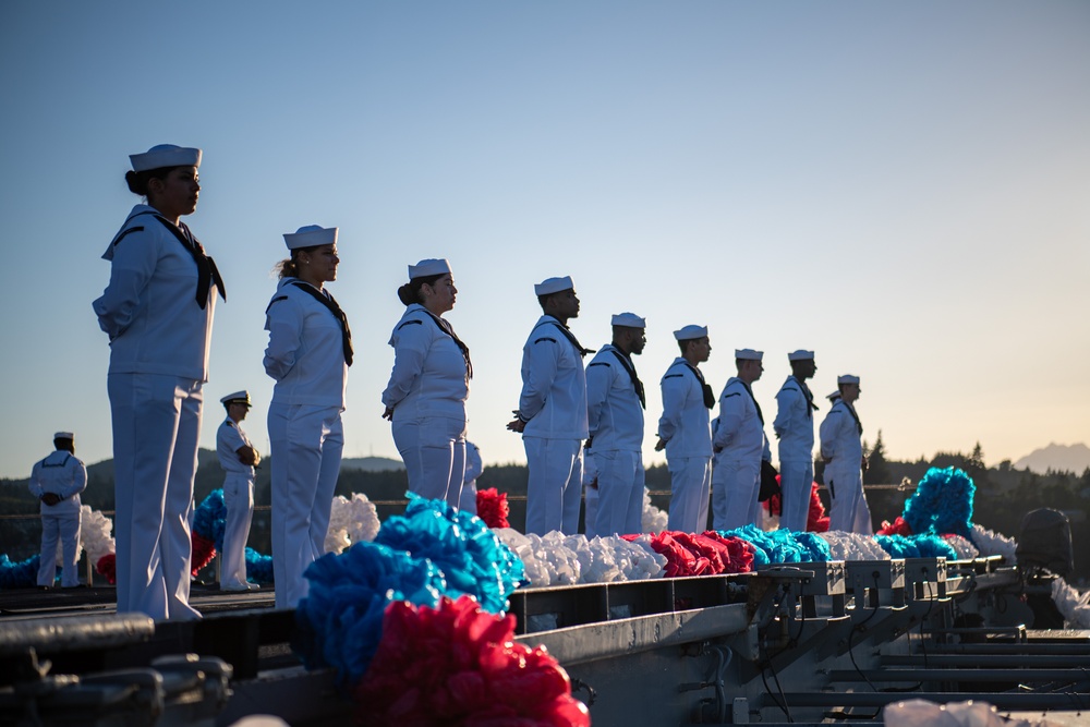 Nimitz Returns to Home Port