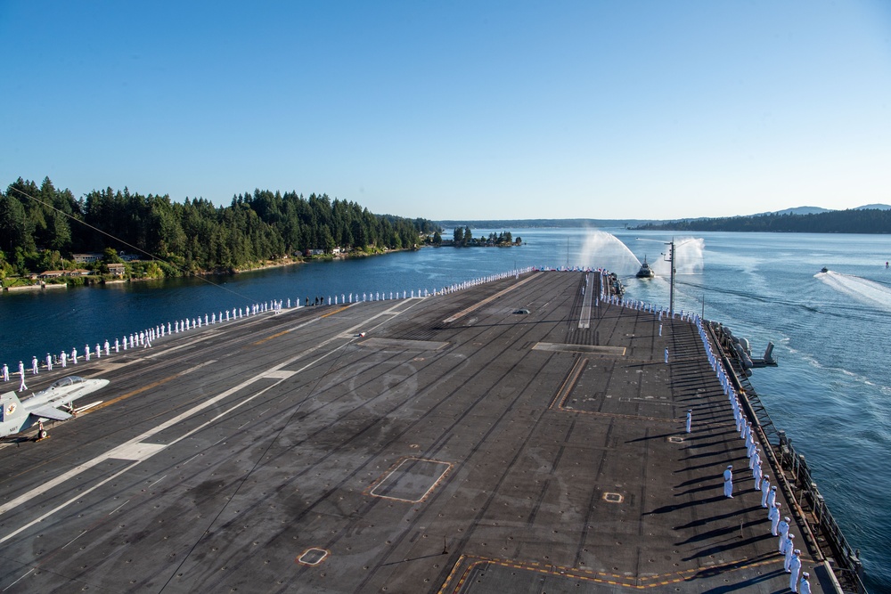 Nimitz Returns to Home Port