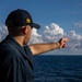 USS Rafael Peralta (DDG 115) conducts a man overboard drill