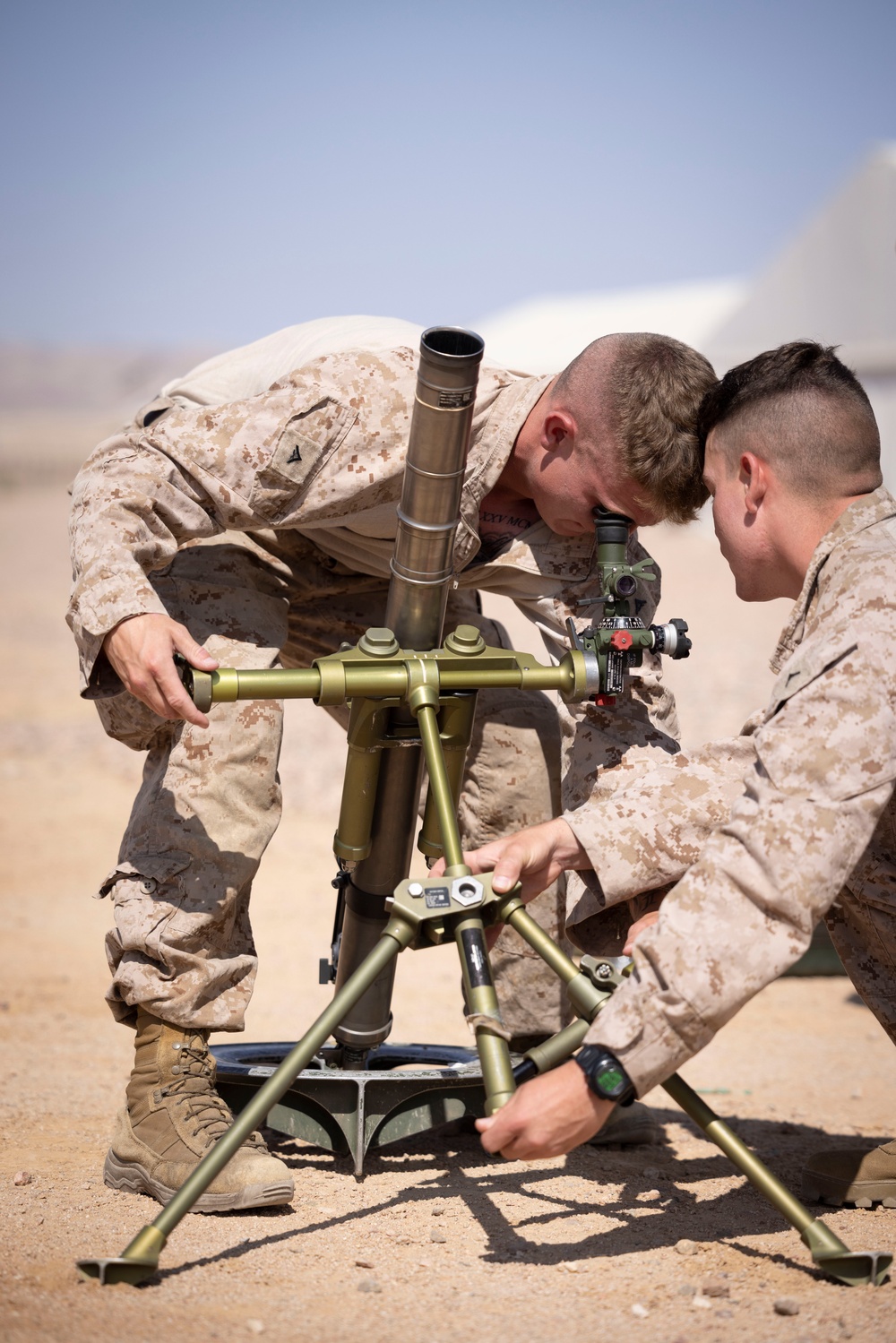 U.S. Marines conduct dry fire exercises during Intrepid Maven 23.4