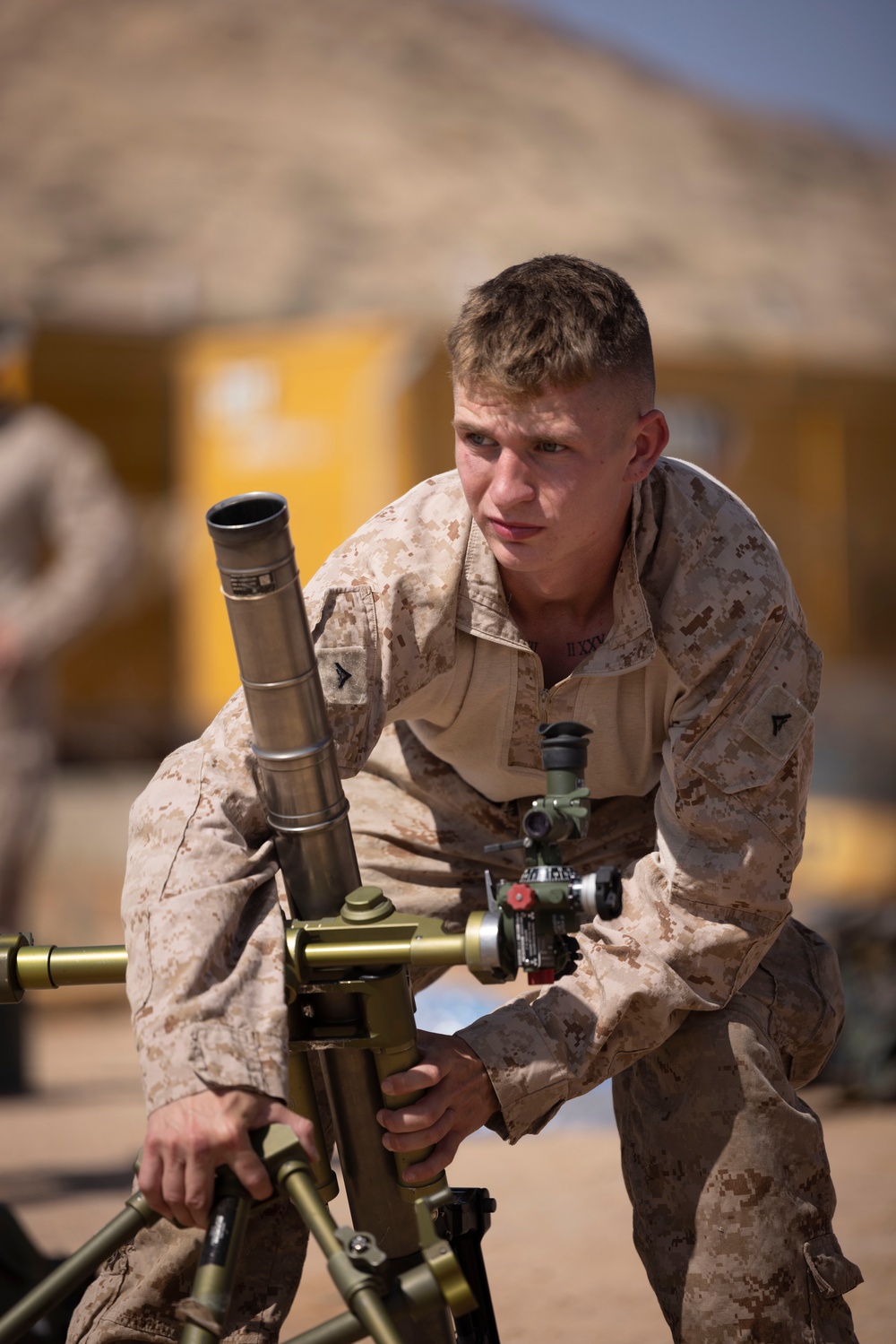 U.S. Marines conduct dry fire exercises during Intrepid Maven 23.4