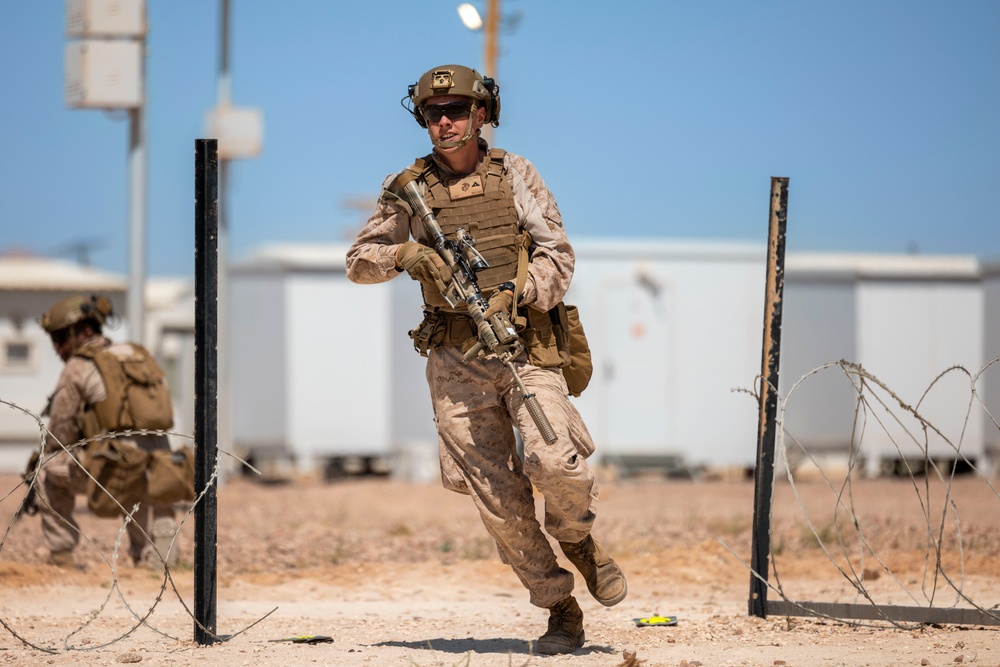 U.S. Marines conduct dry fire exercises during Intrepid Maven 23.4